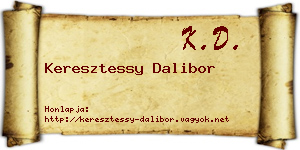 Keresztessy Dalibor névjegykártya